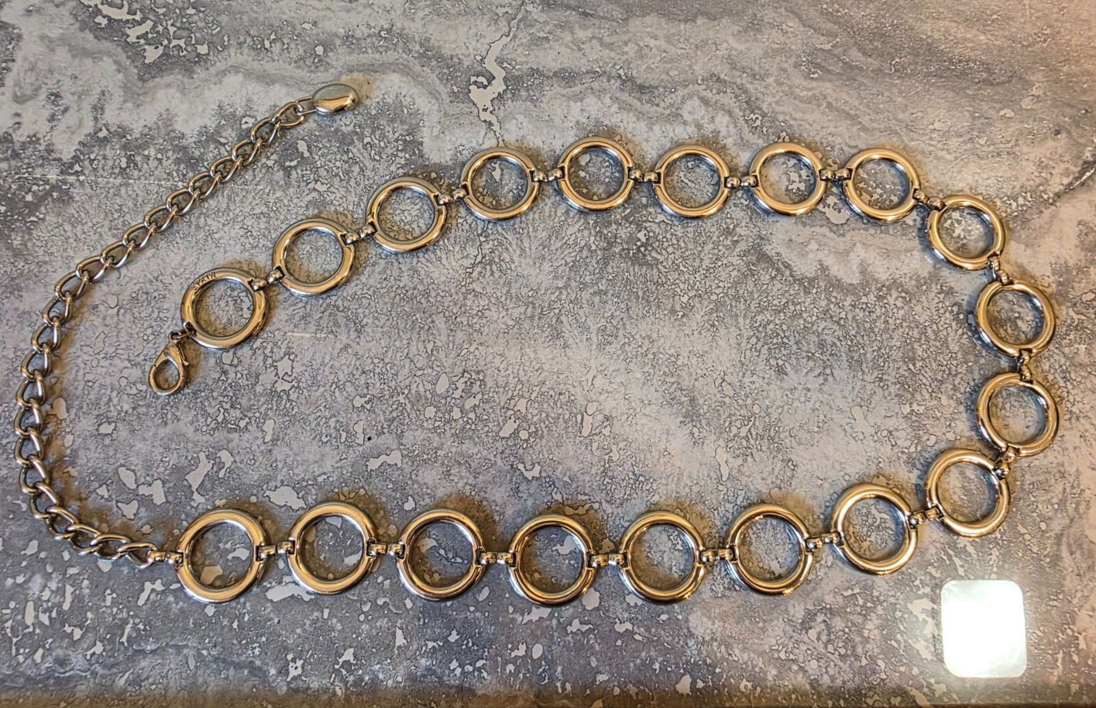 Made in Spain Ring Link Belt Adjustable Chain‎ 38"