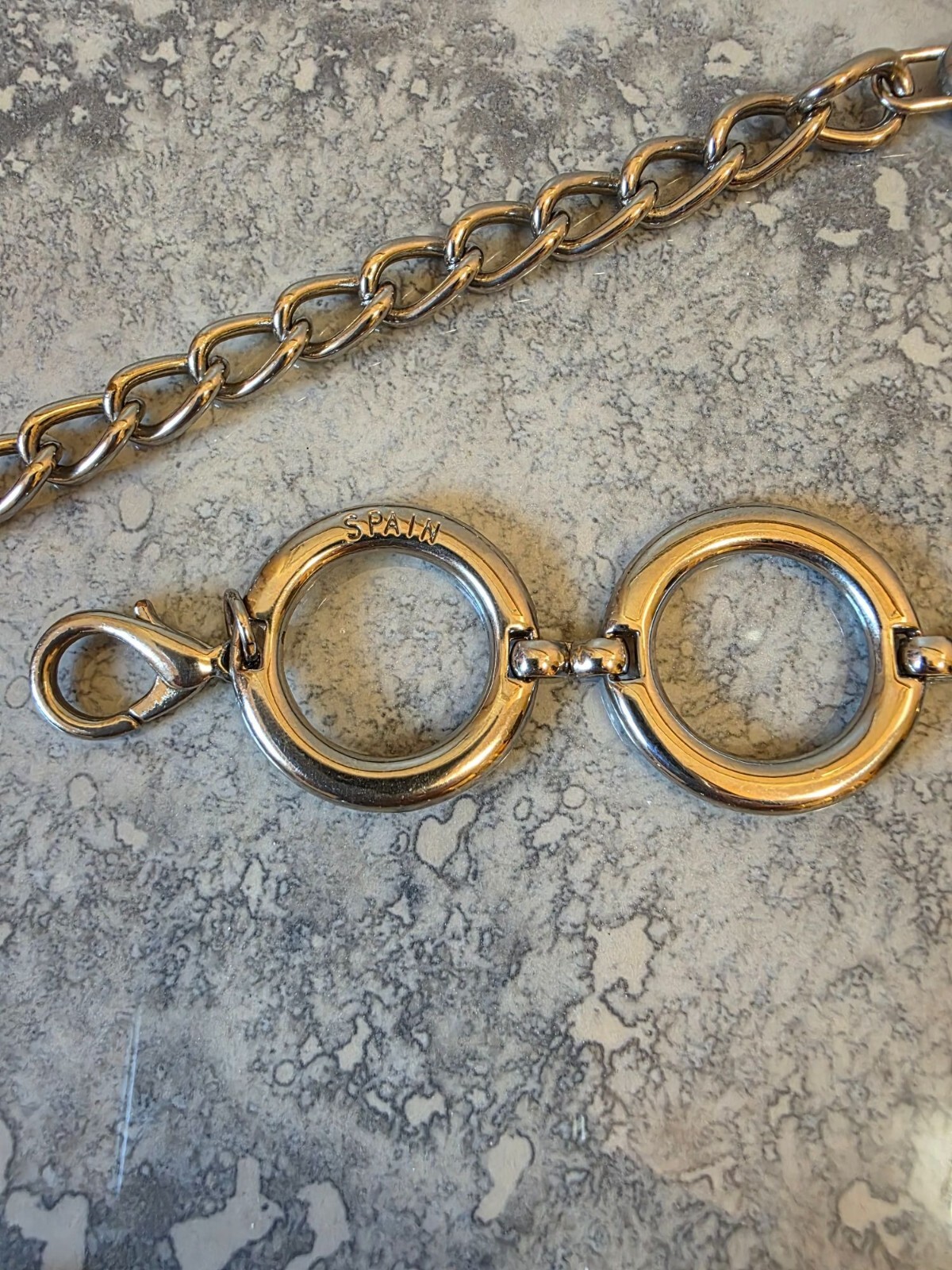 Made in Spain Ring Link Belt Adjustable Chain‎ 38" - View 3