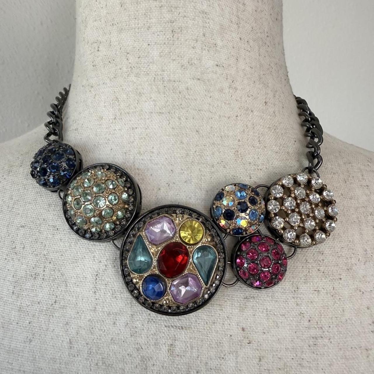 Cookie Lee Multi-Strand Beaded Necklace With Adjustable Chain & Colorful Beads V - View 21
