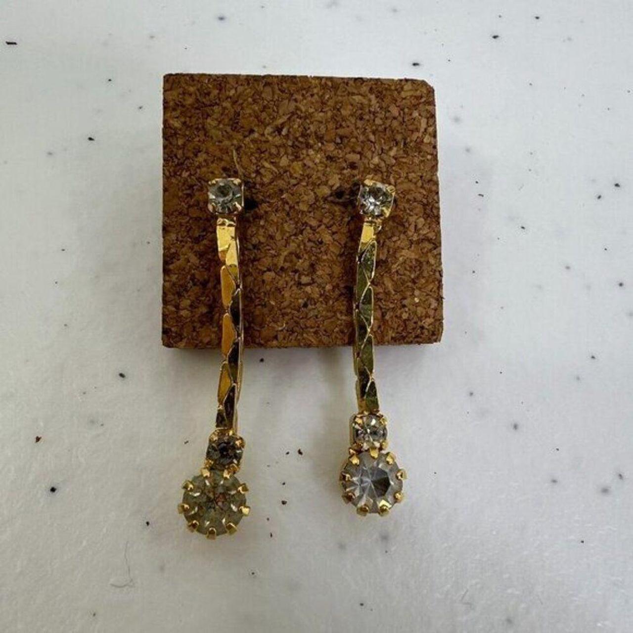 Gold & Silver Tone Park Row Pendant Necklace & Hoop Earrings Set Chain Length 18 - View 18