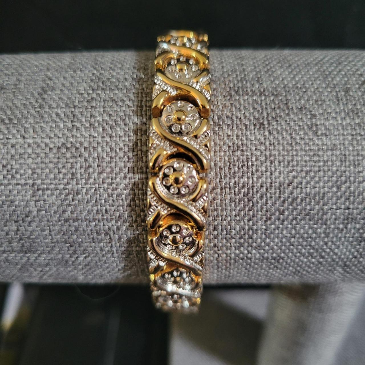 Antique Book Chain Bracelet With‎ Faux Pearl Accents - View 18