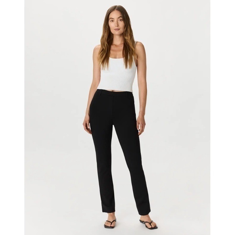 Quince Ultra-Stretch Ponte Straight Leg Pants XL Black Inseam 32 New - View 4