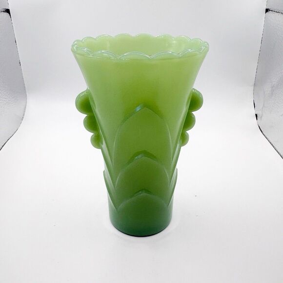 Vintage Art Glass Bud Vase Purple White Swirl Teardrop Sommerso Style 6.25" - View 21