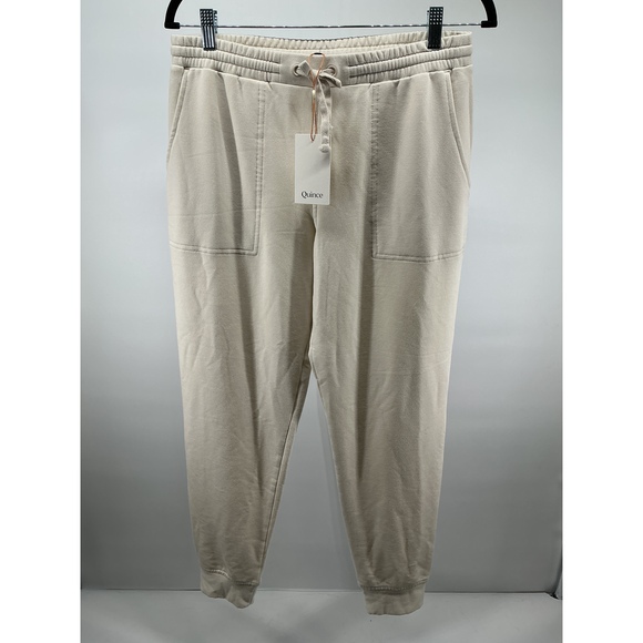 Quince SuperSoft Fleece Pants Black Tencel Modal Joggers STIEC01 Womens Small - View 8