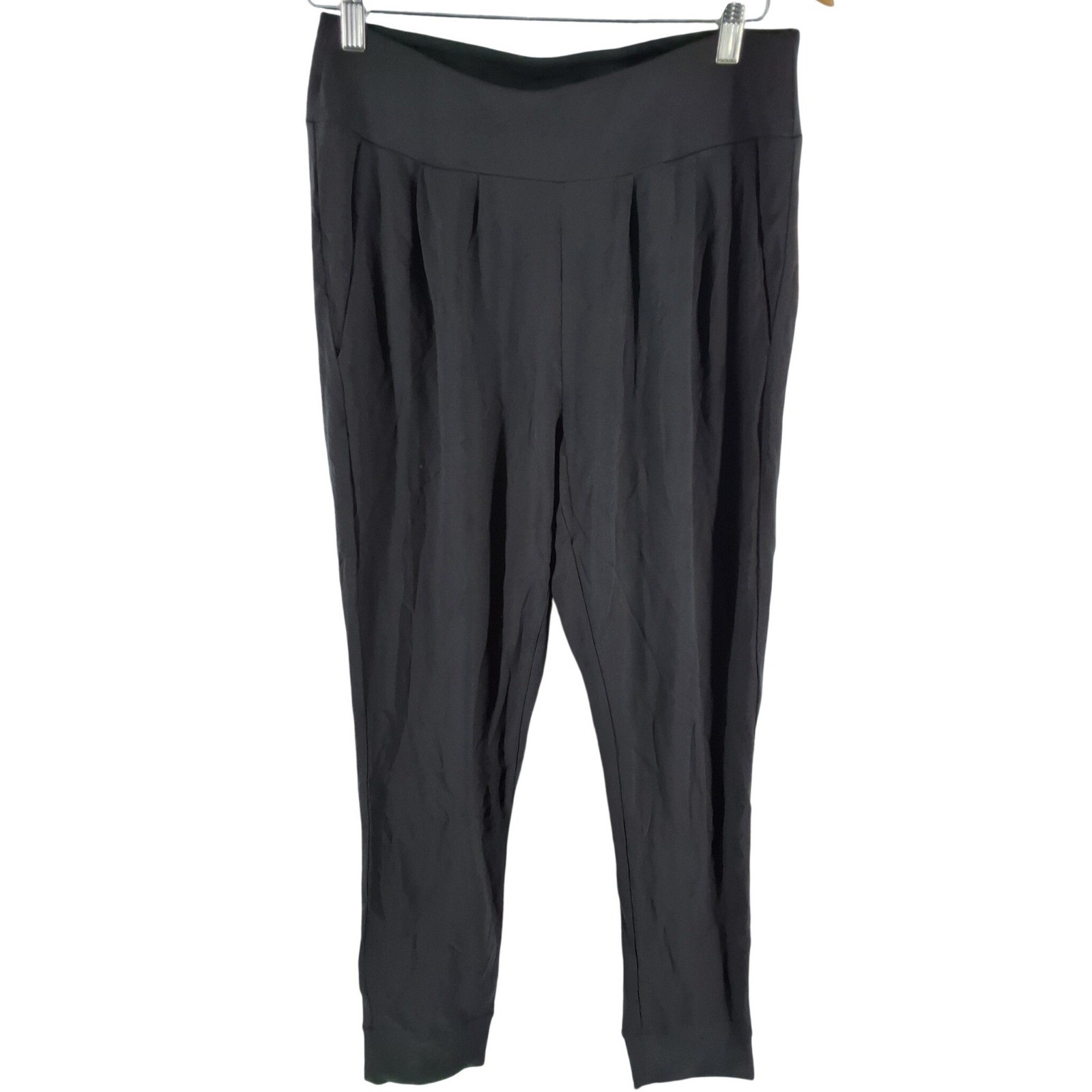 Quince Ultra-Soft Modal Pleated Tapered Pants Black XS NWT JDA01 SP/23 - View 4