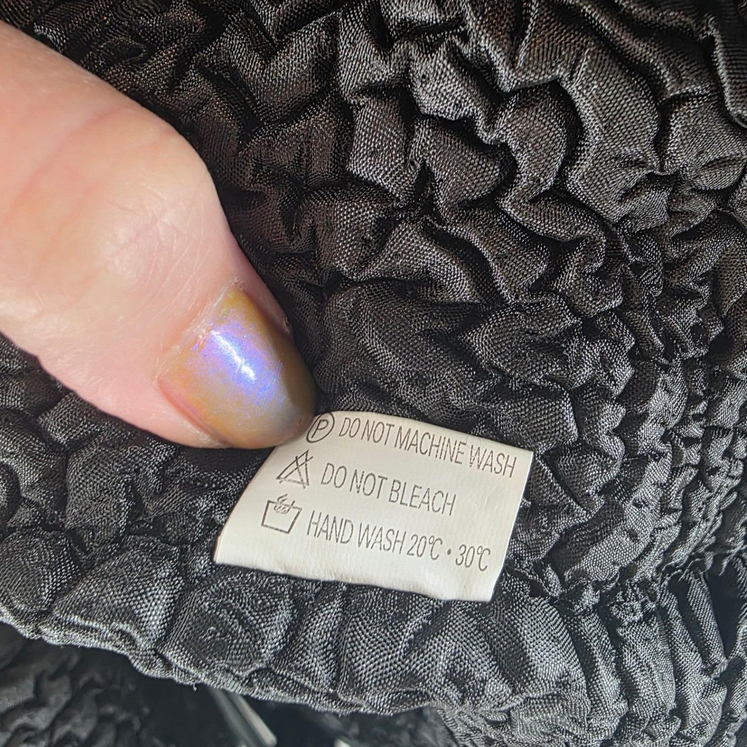 ABC Collection Asian-Inspired Chrysanthemum Black Texture Hooded Coat Jacket S - View 4
