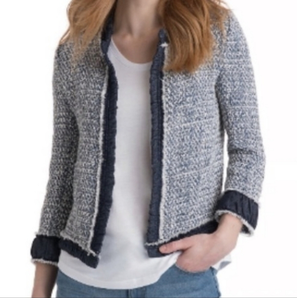 Vineyard Vines Womens Burnt Orange Corduroy Blazer Jacket Whale Lining Size 12 - View 17