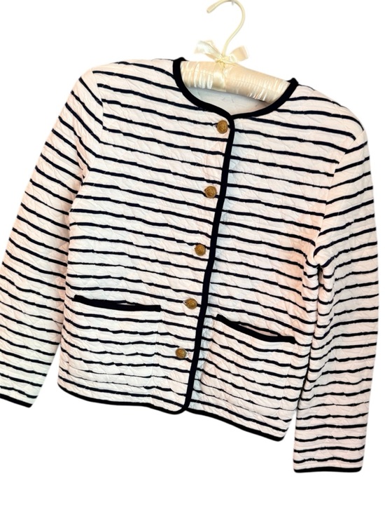 Vineyard Vines Womens Burnt Orange Corduroy Blazer Jacket Whale Lining Size 12 - View 23